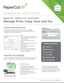 Papercut, Mf, Commercial, Oklahoma Copier Solutions