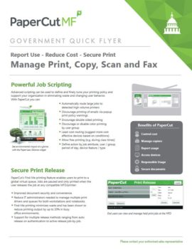Papercut, Mf, Government Flyer, Oklahoma Copier Solutions